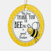 感謝してい素晴らし先生 セラミックオーナメント (左)