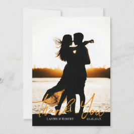 感謝してい結婚フラットサンキューカード サンキューカード