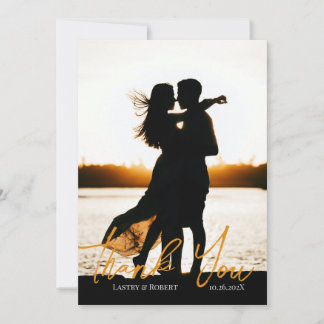 感謝してい結婚フラットサンキューカード サンキューカード