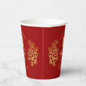 感謝してい結婚中国のフローラ 紙コップ (右)