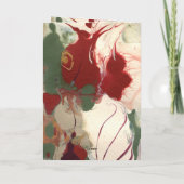 感謝してい聖降誕祭を神に捧げる カード (裏面)