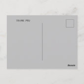 感謝してい自然イベント ポストカード (裏面)