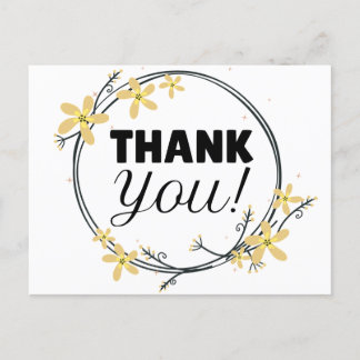 感謝してい葉書 ポストカード