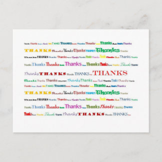 感謝してい葉 ポストカード