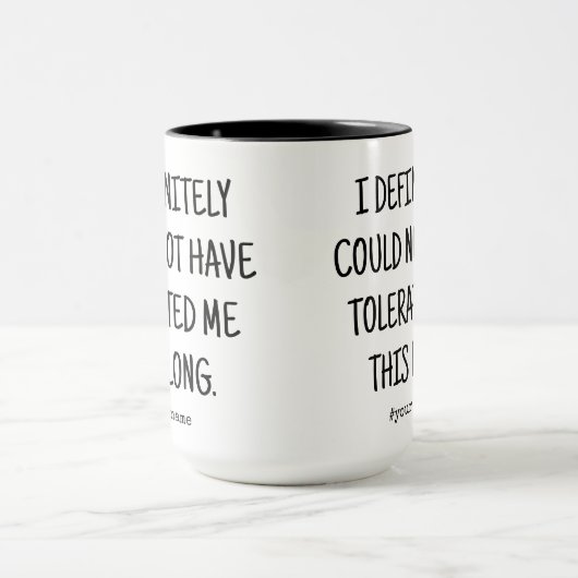 感謝してい記念コーおもしろいヒー マグカップ (中央)