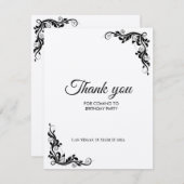 感謝してい誕生日カード シーズンカード (正面/裏面)