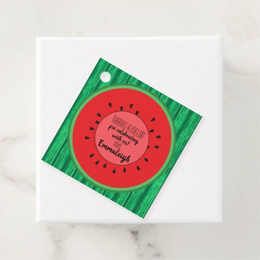 感謝してい誕生日スイカ小 フェイバータグ (インサイチュ)