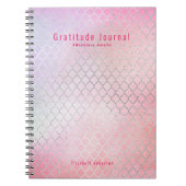 感謝してい謝恩カスタム日報予算の贈与 ノートブック (正面)