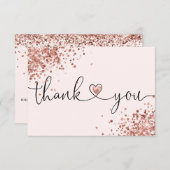 感謝してい購入のスクリプモダントハート ノートカード (正面/裏面)