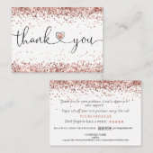 感謝してい購入のスクリプモダントハート 名刺 (正面/裏面)