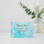 感謝してい購入価格 名刺 (スタンド正面)