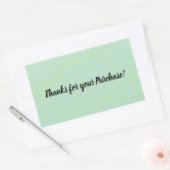 感謝してい購入！シール 長方形シール (封筒)