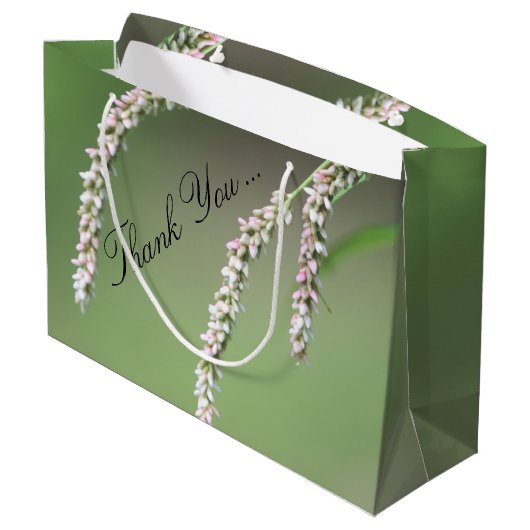 感謝してい贈バッグ ラージペーパーバッグ (裏面アングル)