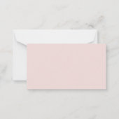 感謝してい赤ん坊シャワー風船の写真スタイリッシュ ノートカード (裏面)