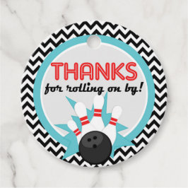 感謝してい転がのonボーリングメッセージカード フェイバータグ