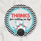 感謝してい転がのonボーリングメッセージカード フェイバータグ (裏面)