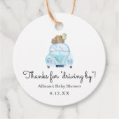 感謝してい運転メッセージカード フェイバータグ (正面)