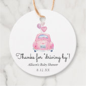 感謝してい運転メッセージカード フェイバータグ (正面)