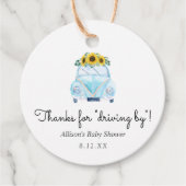 感謝してい運転メッセージカード フェイバータグ (正面)