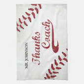 感謝してい野球コーチグランジ大 キッチンタオル (縦)