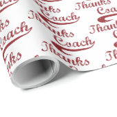 感謝してい野球コーチグランジ大 ラッピングペーパー (ロールコーナー)