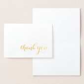 感謝してい金ゴールド 箔カード (ディスプレー)