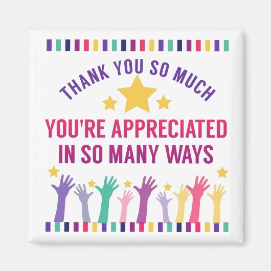 感謝してい鍵 マグネット (正面)