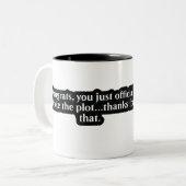 感謝してい陰謀を破った!DMコーヒーマグ ツートーンマグカップ (正面左)