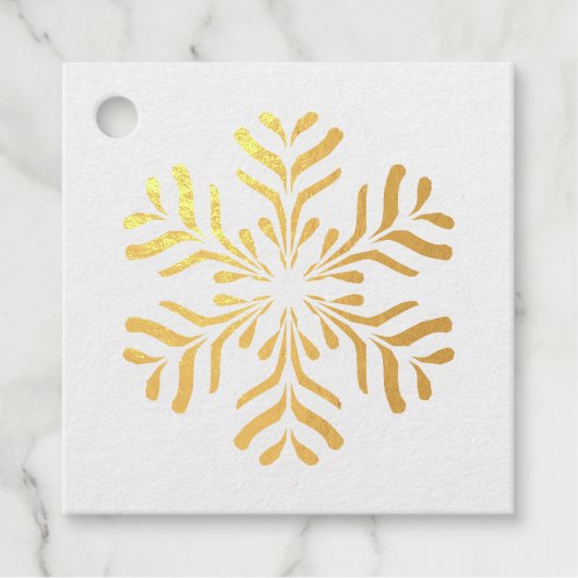 感謝してい雪 フェイバータグ (正面)