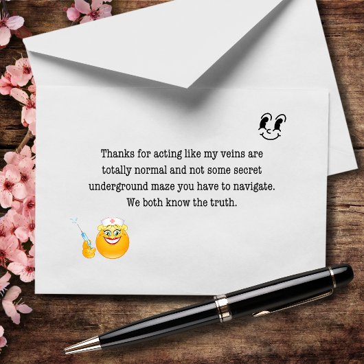 感謝してい静脈をゴミじゃないと見せたから サンキューカード