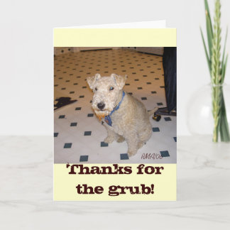 感謝してい食べ！カード サンキューカード