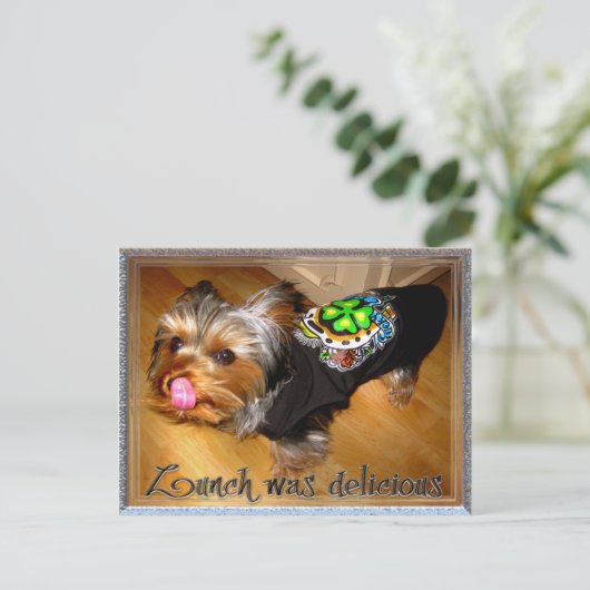 感謝してい食 ポストカード (スタンド正面)