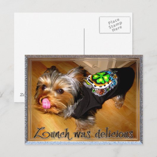 感謝してい食 ポストカード (正面/裏面)