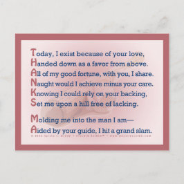 感謝してい馬 ポストカード