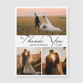 感謝してい3モダン枚結婚の写真