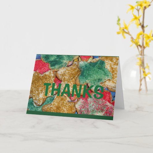 感謝してい!あもしなたはどんなに甘くてもクッキーになれた カード (黄色い花)