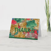 感謝してい!あもしなたはどんなに甘くてもクッキーになれた カード (正面)