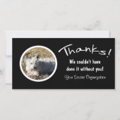 感謝してい!カスタム写真ありがとう サンキューカード (正面)
