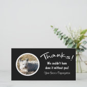 感謝してい!カスタム写真ありがとう サンキューカード (スタンド正面)