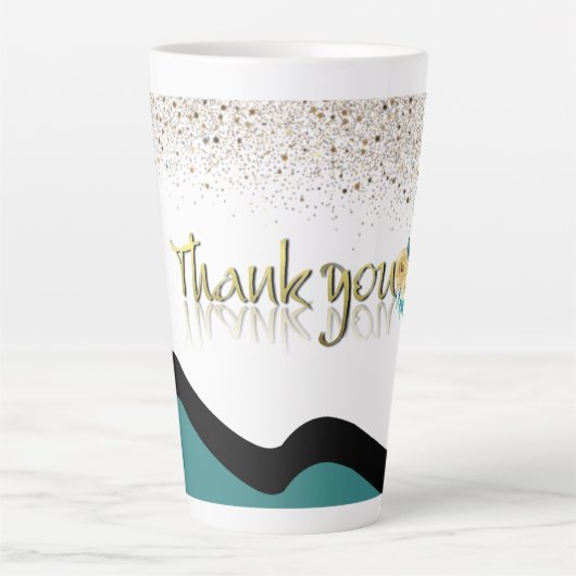 感謝してい カフェラテマグ (正面)