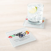 感謝してい ガラスコースター (アングル)