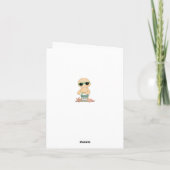 感謝してい!クールビーチベビーサンキューカード～ニュートラル サンキューカード (裏面)