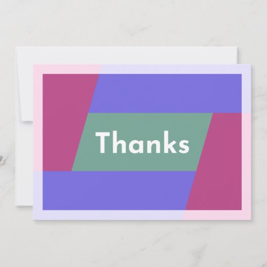 「感謝してい」 サンキューカード (正面)