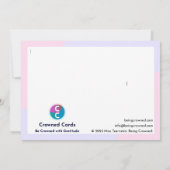 「感謝してい」 サンキューカード (裏面)