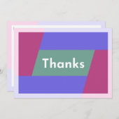 「感謝してい」 サンキューカード (正面/裏面)