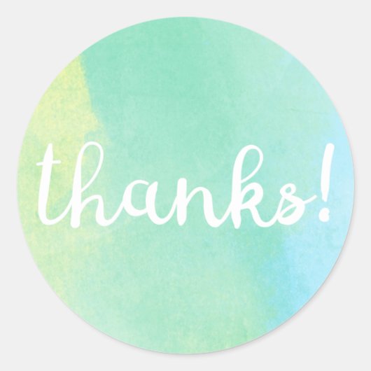 感謝してい!シール ラウンドシール (正面)