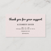 感謝してい |トレンディーカラフルの名刺 名刺 (裏面)