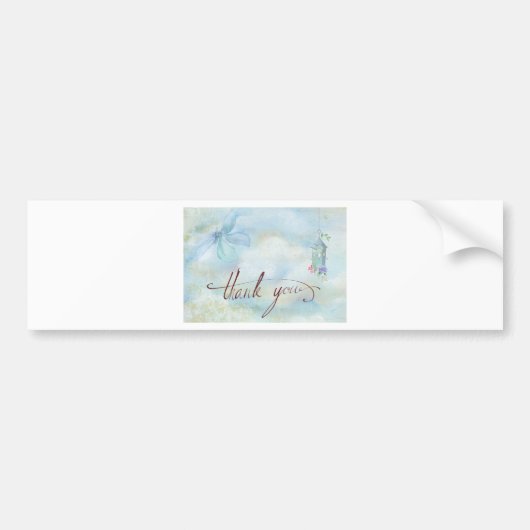 感謝してい バンパーステッカー (正面)