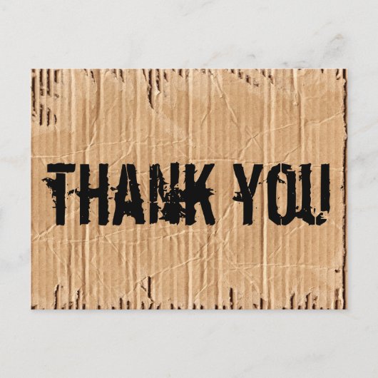 感謝してい ポストカード (正面)