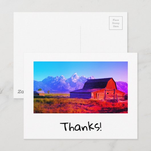 感謝してい ポストカード (正面/裏面)